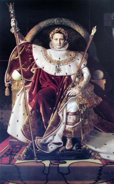 Napoleon 1 on his Throne, 1806 by Jean Auguste Dominique Ingres