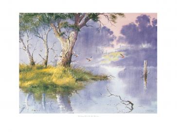 Morning Mist on the Murray by J Baines