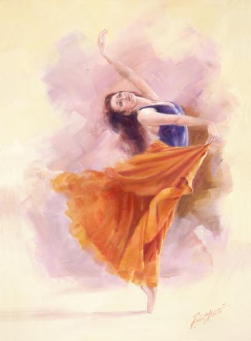 Ballerina Rehersal by Robert Martin