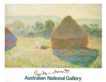 Haystacks at Noon, 1890 by Claude Monet