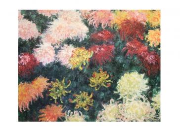 Massif de Chrysanthemes by Claude Monet