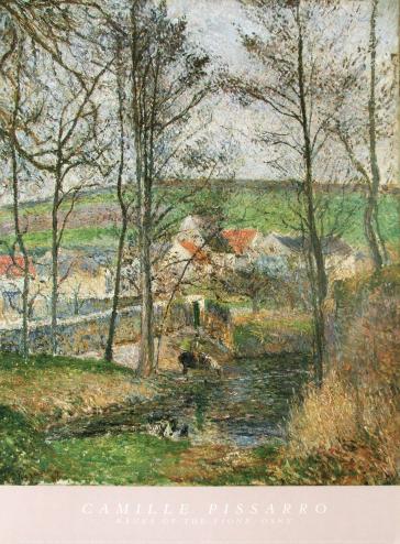Banks of the Vione, Osny, 1883 by Camille Pissarro
