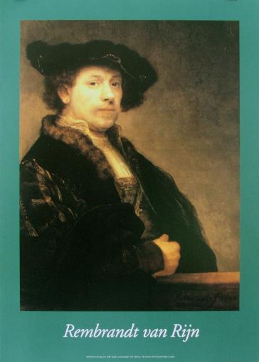 Self-Portrait at the Age of 34, 1640 by Rembrandt van Rijn