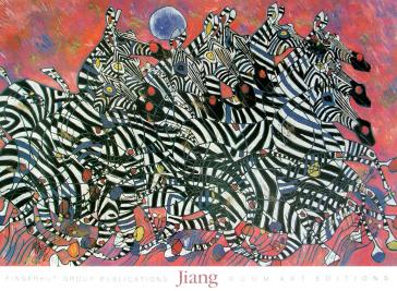 Zebras by Tie Feng Jiang
