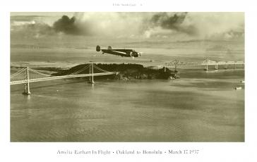 Amelia Earhart in Flight, Oakland to Honolulu
