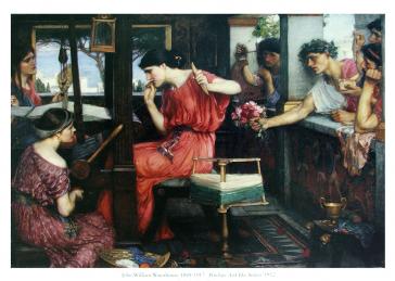 Penelope And Her Suitors, 1912 by John William Waterhouse