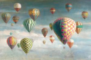 Hot Air Balloons with Pink by Danhui Nai