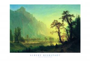 Sunrise, Yosemite Valley, Ca. 1870 by Albert Bierstadt