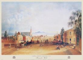 Yarra Street Geelong, 1872 by Alexander Webb