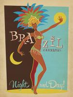 Vintage Advertising, Carnival, Brazil by Al Joeand