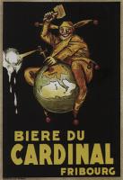 Vintage Advertising, Biere Du Cardinal by Achille Mauzan