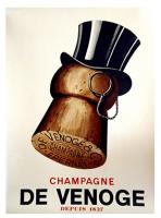 Vintage Advertising, De Venoge Champagne by Robert Falcucci