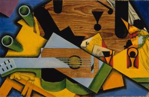 Still Life with a Guitar, 1913 by Juan Gris