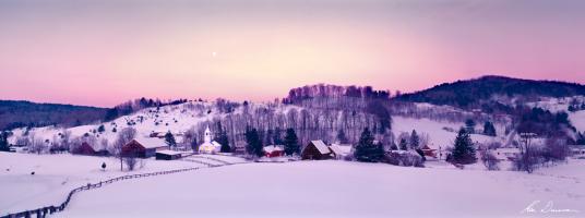Full Moon East Corinth, Vermont, USA by Ken Duncan