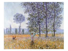 Sunlight Under the Poplars, 1887 by Claude Monet