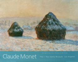 Wheatstacks, Snow Effect, Morning, 1891 by Claude Monet