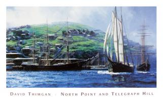 North Point and Telegraph Hill by David Thimgan